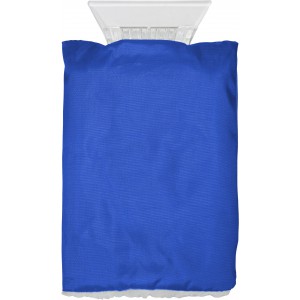 ABS ice scraper and polyester glove Doris, cobalt blue (Car accesories)