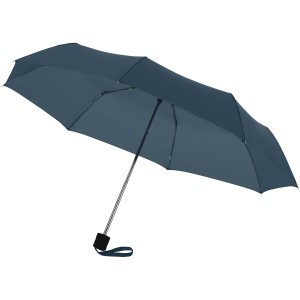 Ida 21.5" foldable umbrella, Hale Blue