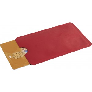 RFID card holder, red (Wallets)