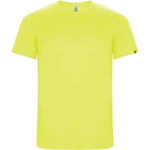 Imola short sleeve kids sports t-shirt, Fluor Yellow (T-shirt, mixed fiber, synthetic)