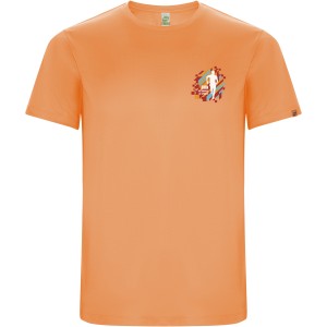 Imola short sleeve men's sports t-shirt, Fluor Orange (T-shirt, mixed fiber, synthetic)