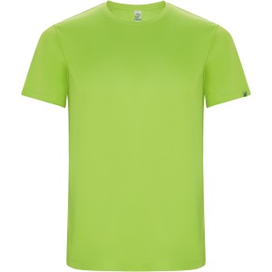 Imola short sleeve men's sports t-shirt, Lime