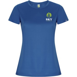 Imola short sleeve women's sports t-shirt, Royal (T-shirt, mixed fiber, synthetic)