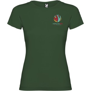 Jamaica short sleeve women's t-shirt, Bottle green (T-shirt, 90-100% cotton)