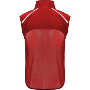 Jannu unisex lightweight running bodywarmer, Red (Vests)