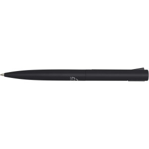 Juana recycled aluminium ballpoint pen, Solid black (Metallic pen)