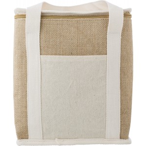 Jute cooler bag Raveena, brown (Cooler bags)