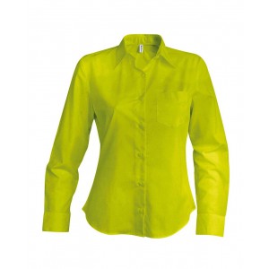JESSICA - LADIES' LONG-SLEEVED SHIRT, Burnt Lime