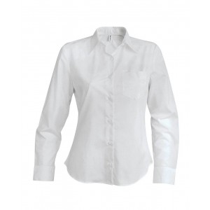 JESSICA - LADIES' LONG-SLEEVED SHIRT, White
