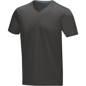 Kawartha short sleeve men's GOTS organic t-shirt, Storm grey (T-shirt, 90-100% cotton)