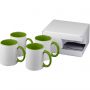 Ceramic sublimation mug 4-pieces gift set, Green