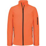 LADIES' SOFTSHELL JACKET, Fluorescent Orange (KA400FOR)