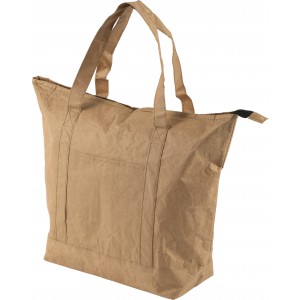 Laminated paper (80 gr/m2) cooler shopping bag Oakley, brown (Cooler bags)