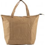 Laminated paper (80 gr/m2) cooler shopping bag Oakley, brown (8263-11)