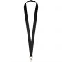 Impey lanyard with convenient hook, solid black