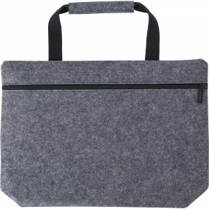 RPET felt document bag Scarlett, grey (Laptop & Conference bags)