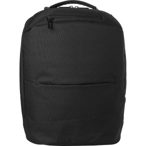 Polyester (600D) laptop backpack Nicolas, Black