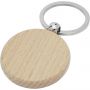 Giovanni beech wood round keychain, Wood
