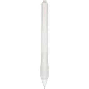 Lorena RABS ballpoint pen, Transparent white (Plastic pen)