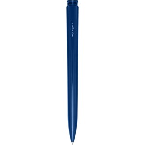 Lucia recycled plastic ballpoint pen, Blue (Plastic pen)