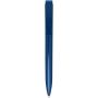 Lucia recycled plastic ballpoint pen, Blue