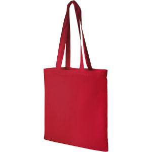 Madras 140 g/m2 cotton tote bag, Red (cotton bag)