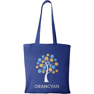 Madras 140 g/m2 cotton tote bag, Royal blue (cotton bag)