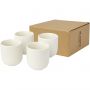 Male 4-piece 90 ml espresso cup, White