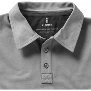 Markham short sleeve men's stretch polo, Grey melange (Polo shirt, 90-100% cotton)