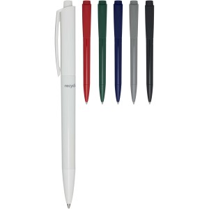 Martha recycled plastic ballpoint pen, Forest green (Plastic pen)