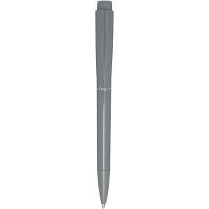 Martha recycled plastic ballpoint pen, Grey (Plastic pen)