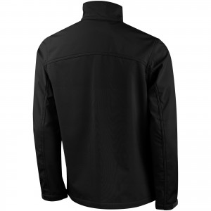 Maxson softshell jacket, solid black (Jackets)