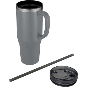 Melbourne 1200 ml RCS certified insulated tumbler with straw (Mugs)