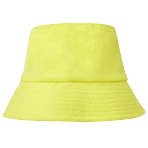 Melo GRS recycled terry sun hat, Lime (Hats)