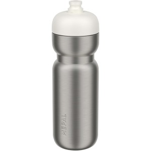 Mepal Pull 800 ml stainless steel sport bottle, White