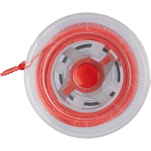 Plastic retractable tape measure Theo, red