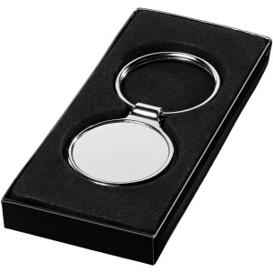 Orlene rounded keychain, Silver (Keychains)