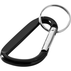 Timor carabiner keychain, solid black (Keychains)