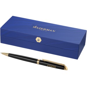 Hmisph?re elegant and lacquered ballpoint pen, solid black,Gold (Metallic pen)