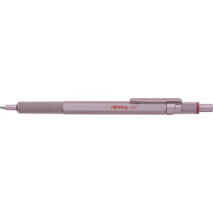 Rotring 600 ballpoint pen, rose gold (Metallic pen)