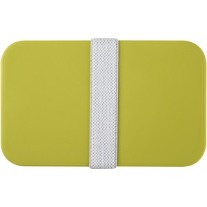 MIYO double layer lunch box, Lime, Lime, White (Plastic kitchen equipments)