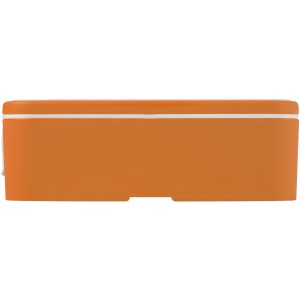 MIYO single layer lunch box, Orange, White (Plastic kitchen equipments)