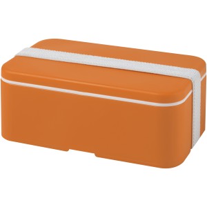 MIYO single layer lunch box, Orange, White (Plastic kitchen equipments)