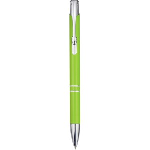Moneta recycled aluminium ballpoint pen, Green (Metallic pen)