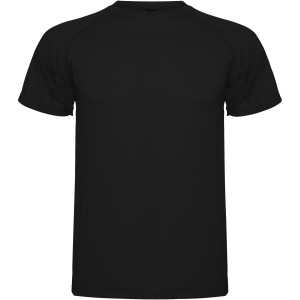 Montecarlo short sleeve men's sports t-shirt, Black