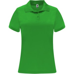 Monzha short sleeve women's sports polo, Fern green