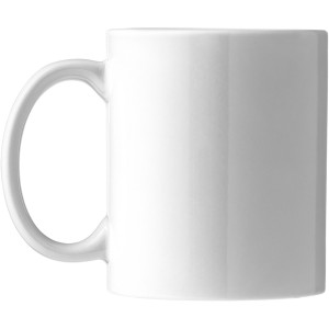Bahia 330 ml ceramic mug, White, White (Mugs)