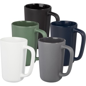 Perk 480 ml ceramic mug, Solid black (Mugs)