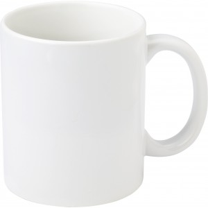 Porcelain mug Nelson, white (Mugs)