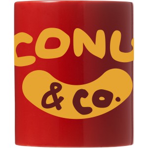 Santos 330 ml ceramic mug, Red (Mugs)